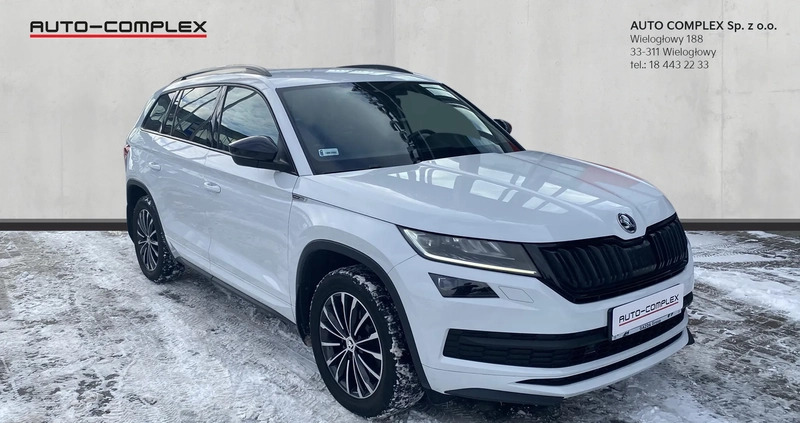 Skoda Kodiaq cena 116900 przebieg: 207360, rok produkcji 2019 z Luboń małe 191